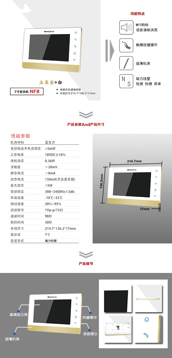 和林格尔县楼宇可视室内主机一号